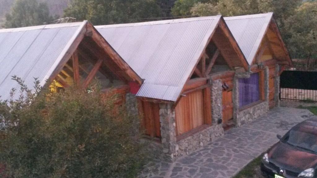 نزل El Bolsónفي Cabanas Pehuenia المظهر الخارجي الصورة